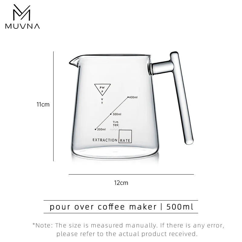 سيرفر القهوة المقطرة بسعة 500 مل من MUVNA